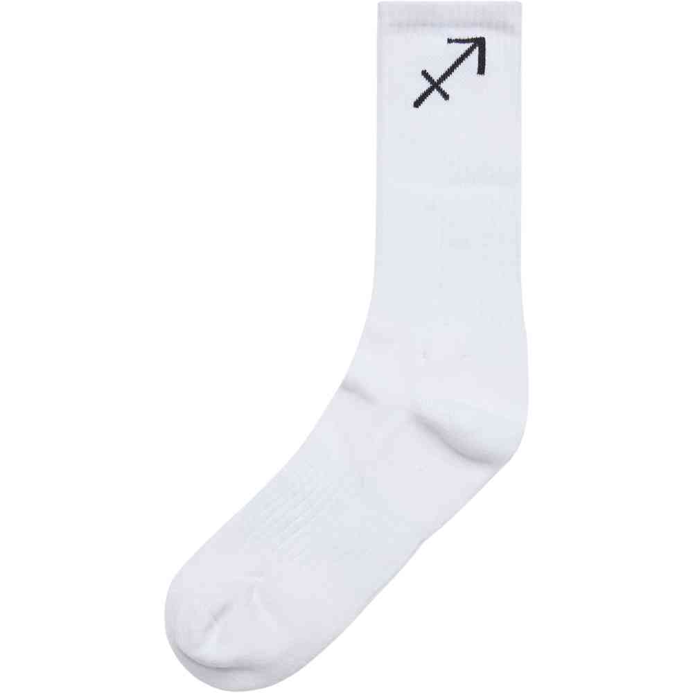 DEF - Zodiac sagittarius Sokken - Wit